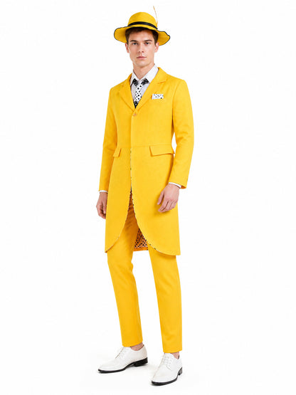 Yellow Cosplay Costume with Long Jacket and Hat