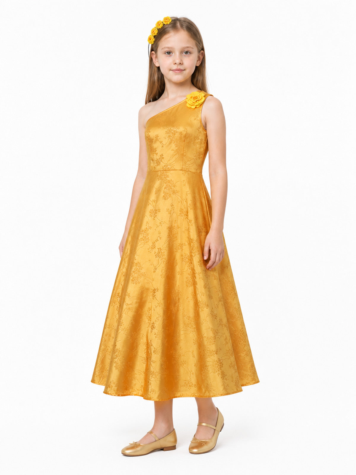 Yellow One-Shoulder Dress for a Zootopia Costume