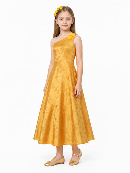 Yellow One-Shoulder Dress for a Zootopia Costume