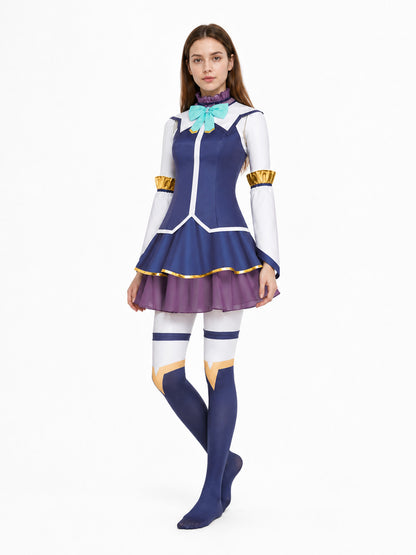 Cosplay Dress with Arm Warmers and Knee-High Socks Costume Dresses detail
