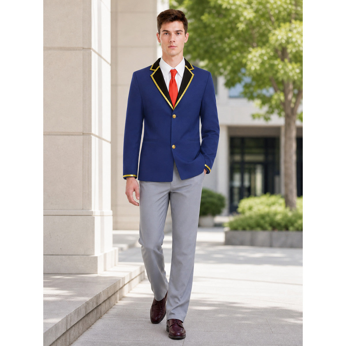 Cosplay Costume, Blazer, Shirt, Tie, Trousers lifestyle