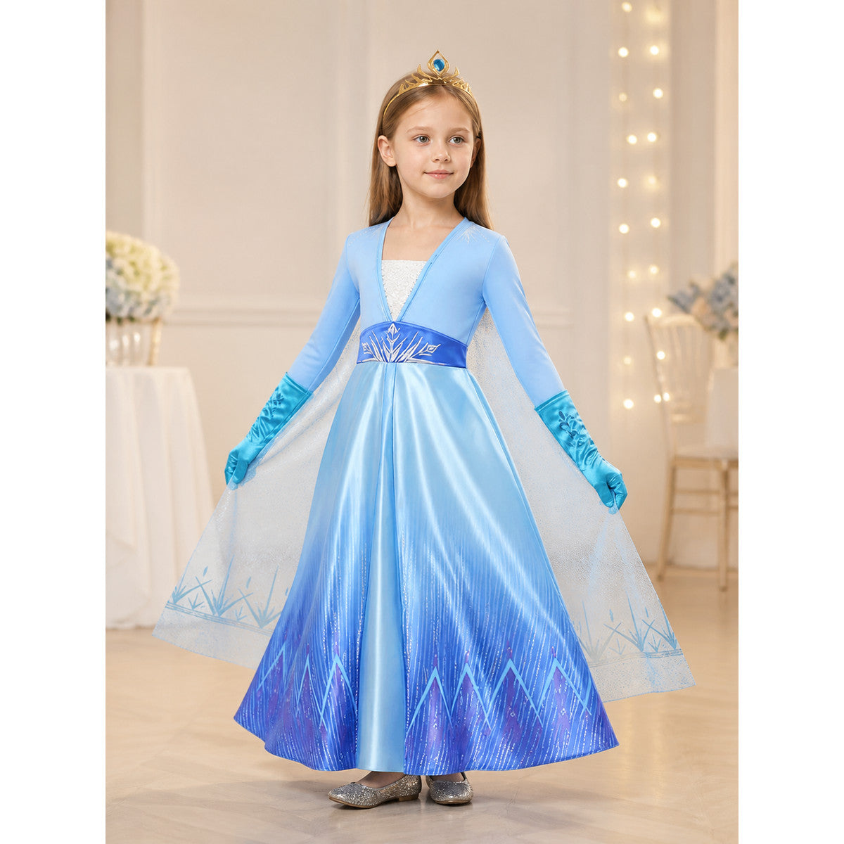 Snow Queen Carnival Costume for Halloween and Cosplay