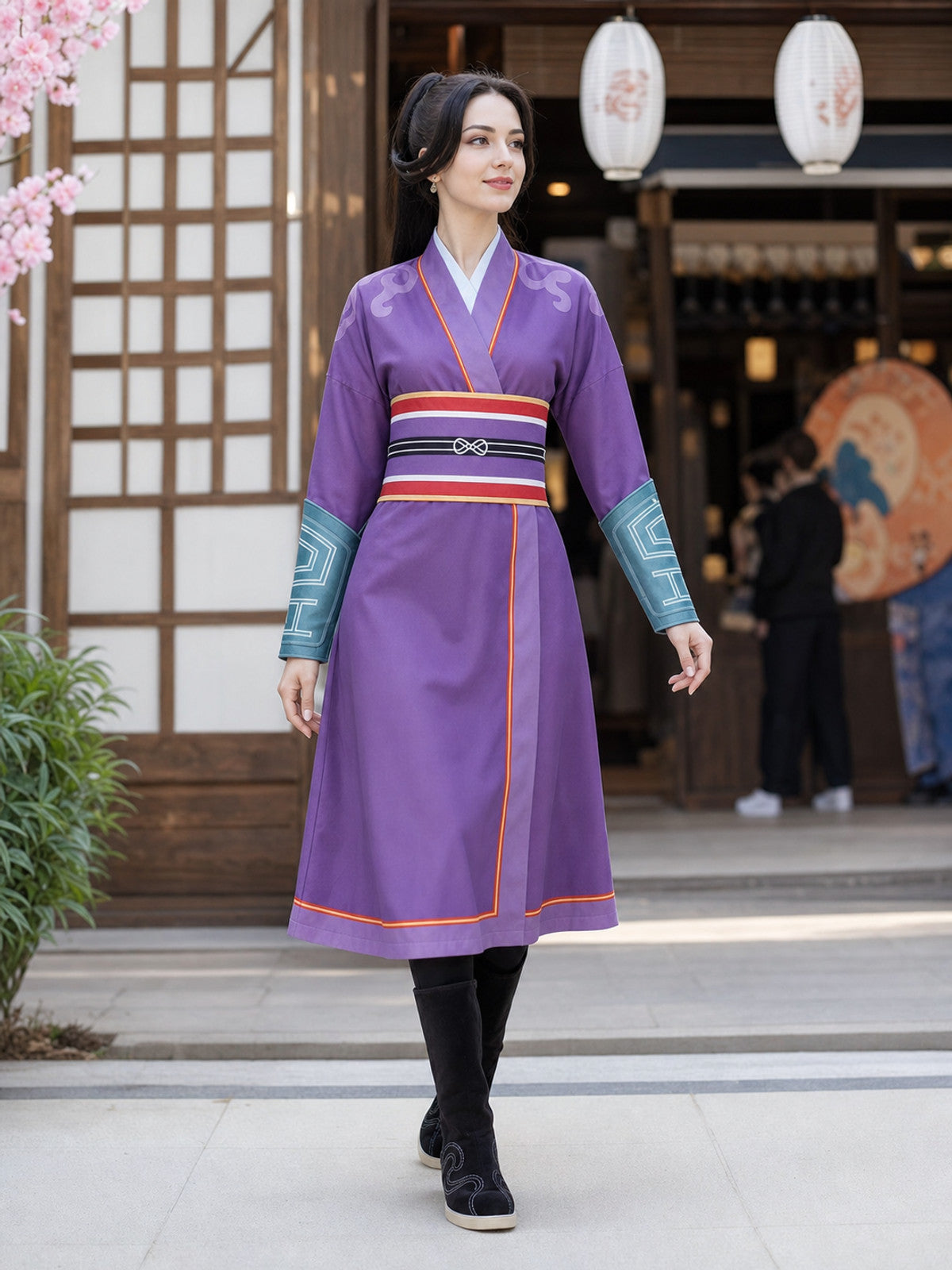 Yin Furen Cosplay Costume with Wig and Sword