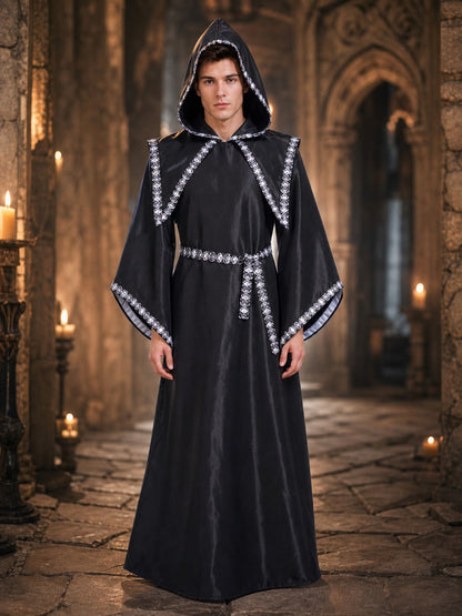 Hooded Costume: Long Robe with Cape