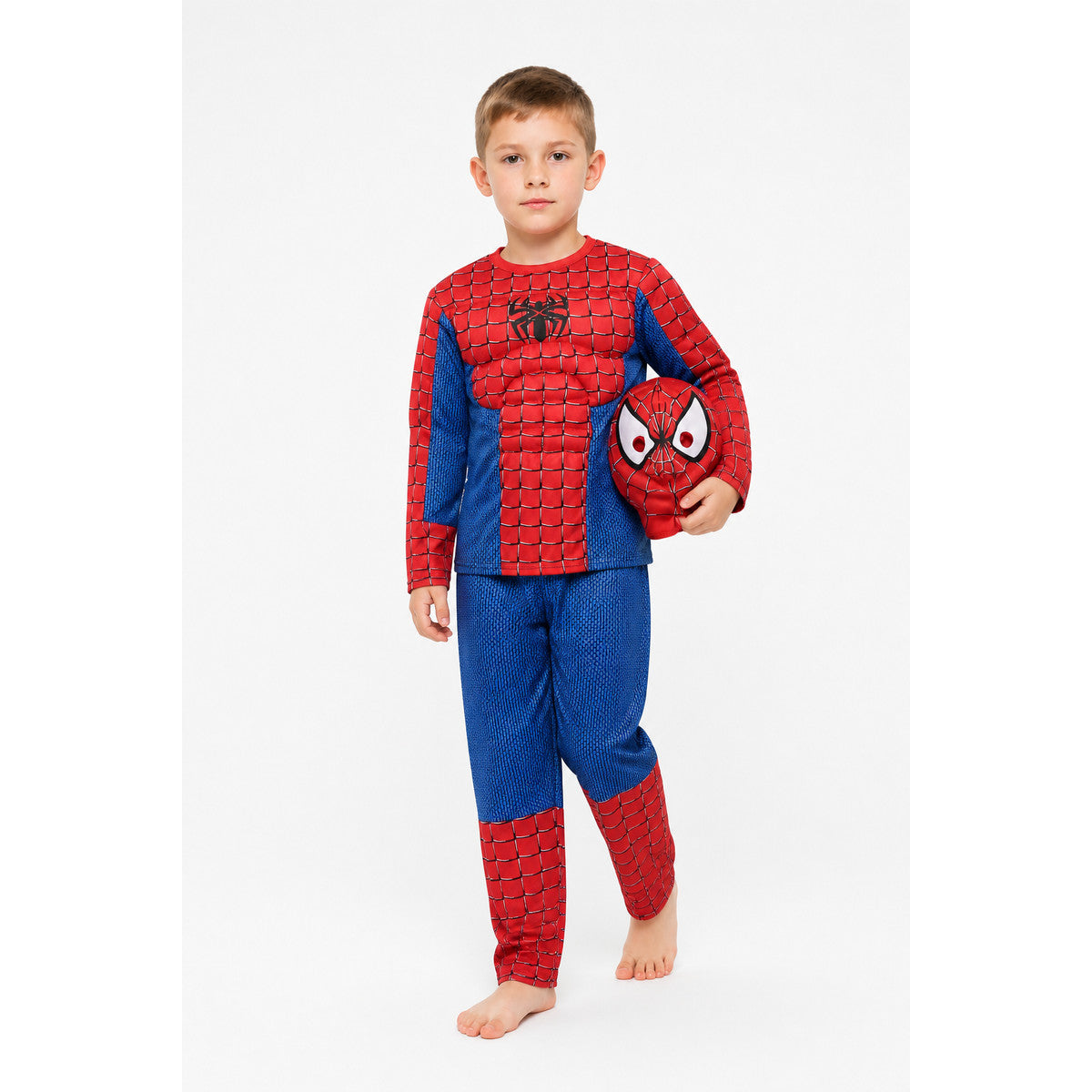 Children’s Spider-Man Costume, Red and Blue, with Mask product detail