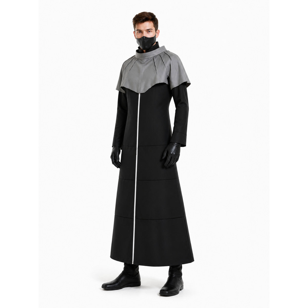 Sosuke Aizen Costume from Bleach with Mask and Gloves Costume Masks detail