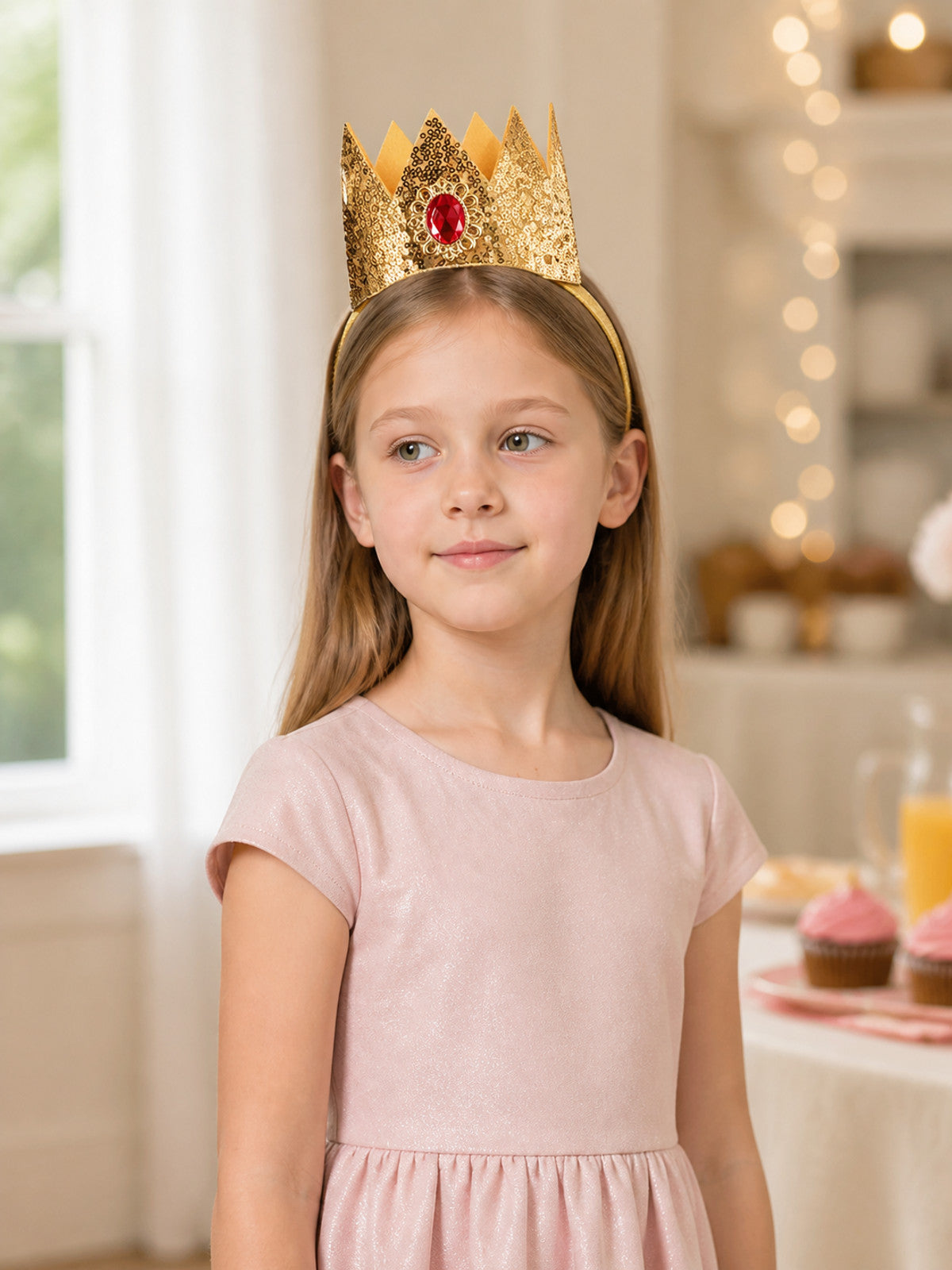 Halloween Carnival Crown Headpiece lifestyle view