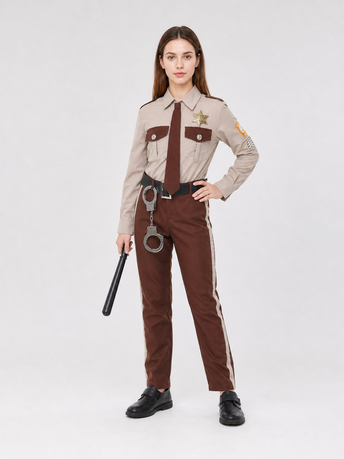 Sheriff Costume with Uniform Shirt and Pants Costumes detail