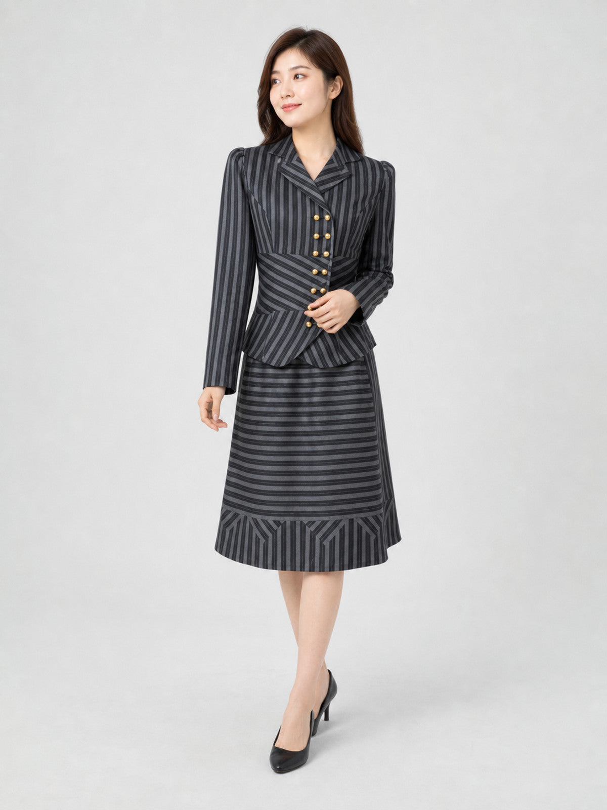 Elphaba Cosplay Costume: Jacket and Skirt