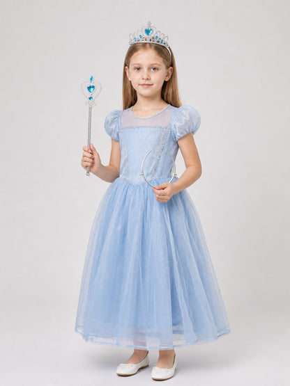 Costume Accessories Set: Crown, Headband, and Wand