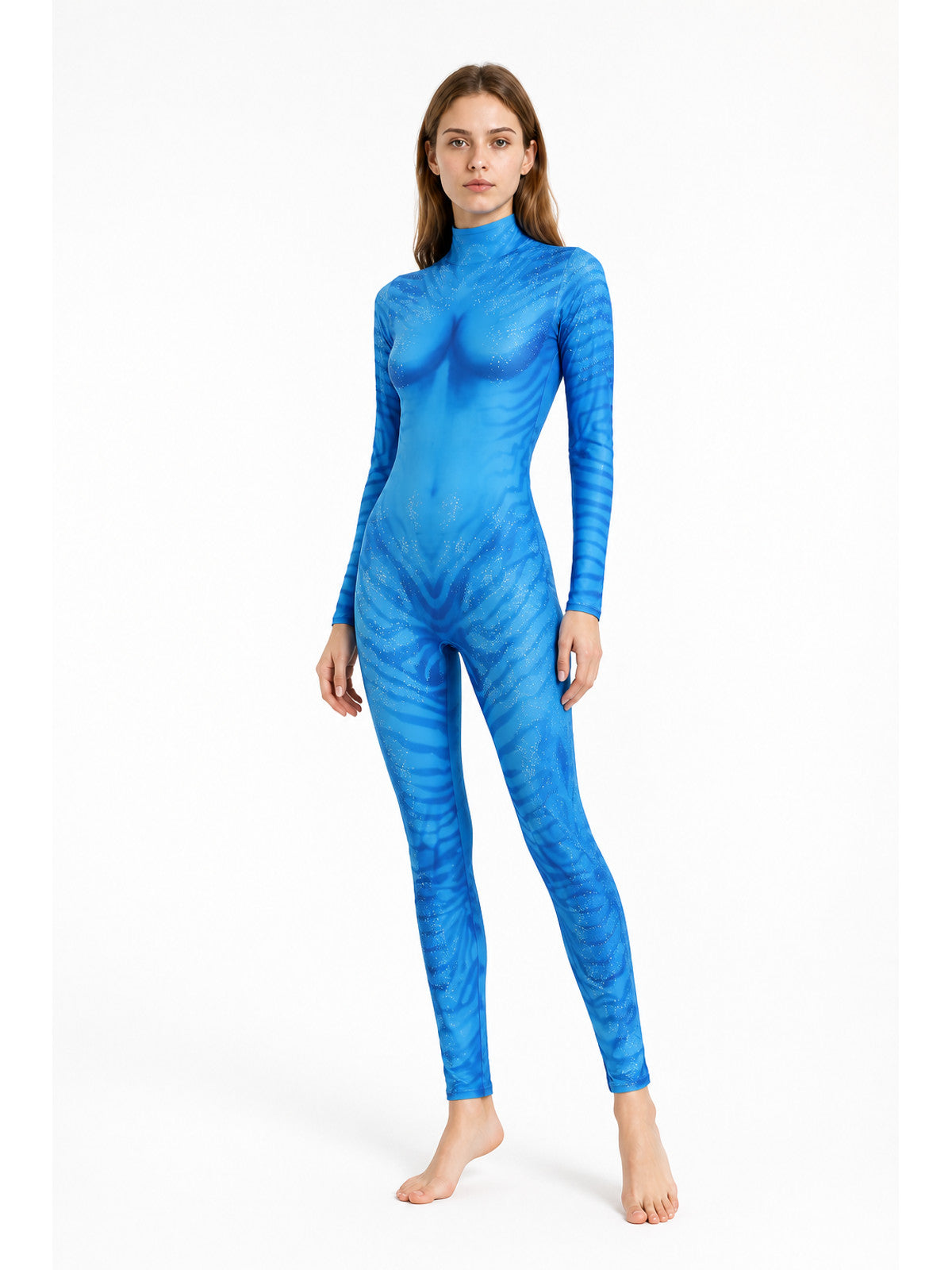 Avatar 3 Blue One-Piece Cosplay Costume