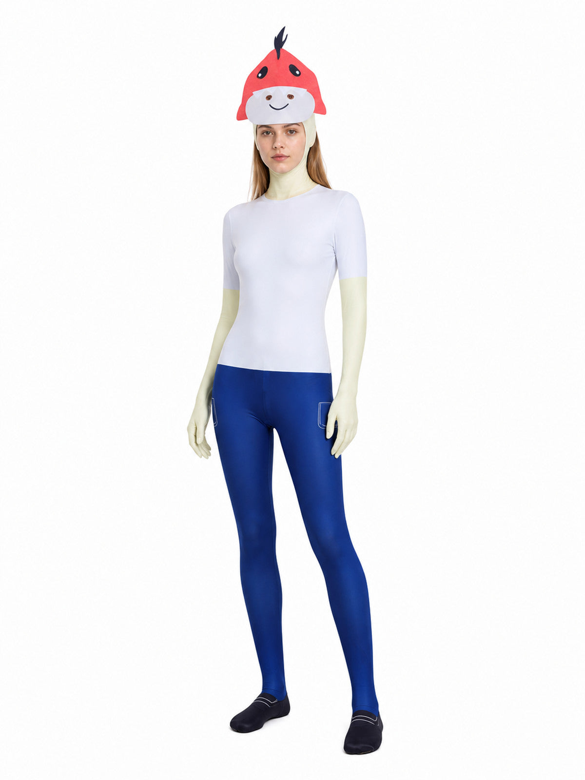 Red Hooded Animal Jumpsuit