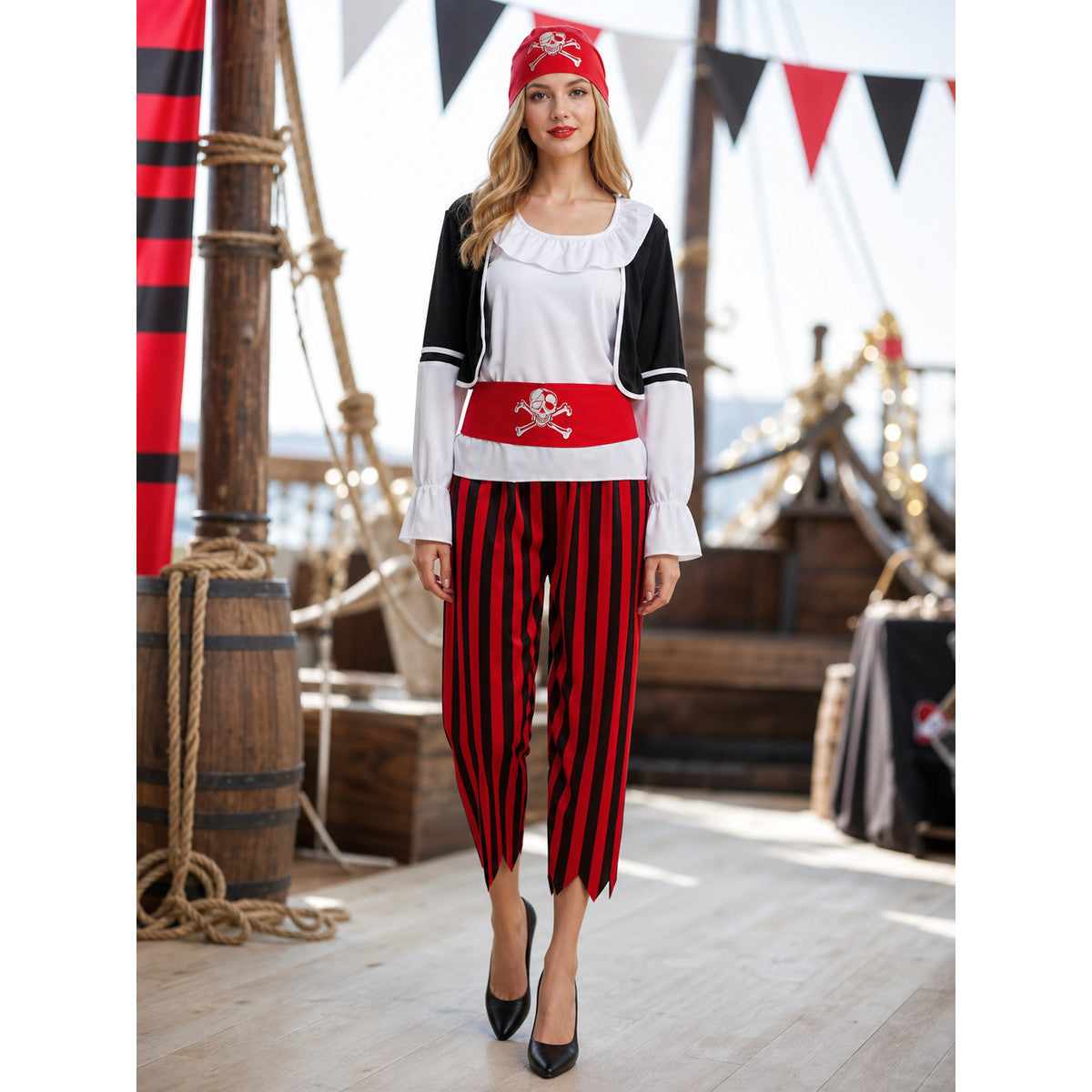 Pirate Costume Set for Halloween and Cosplay lifestyle