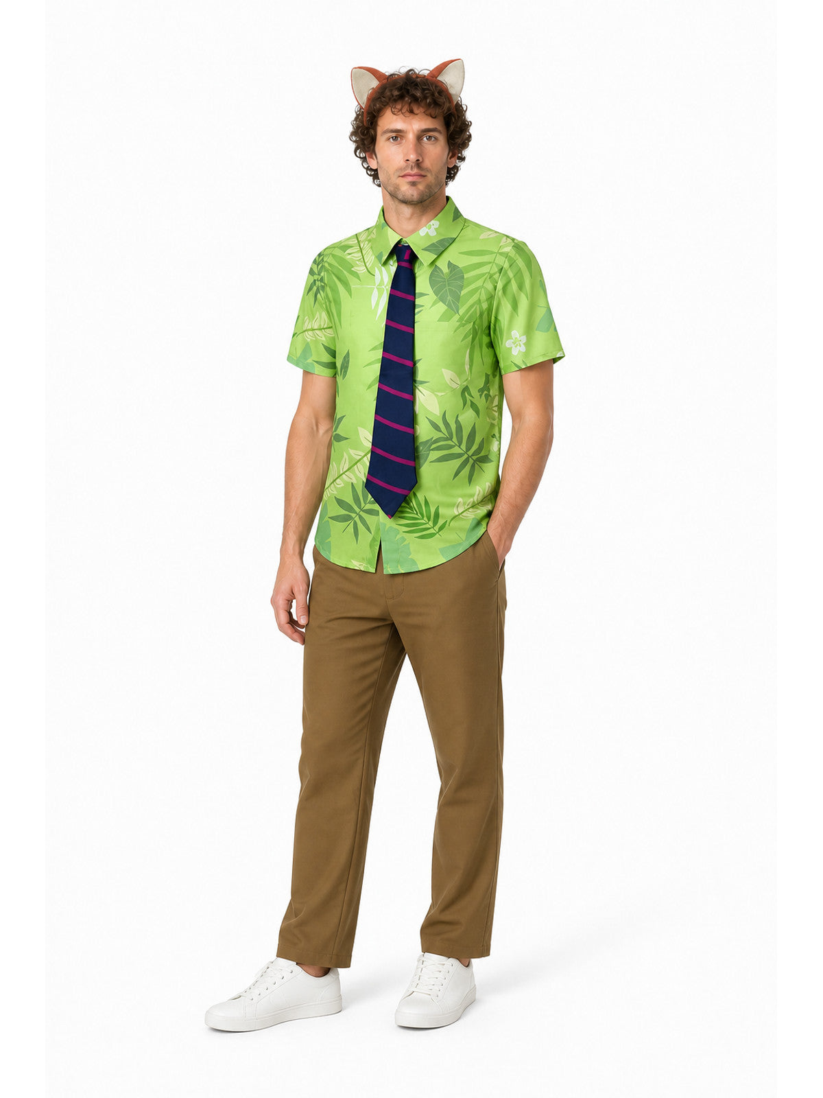 Costume Set: Shirt, Pants, Tie, and Headband