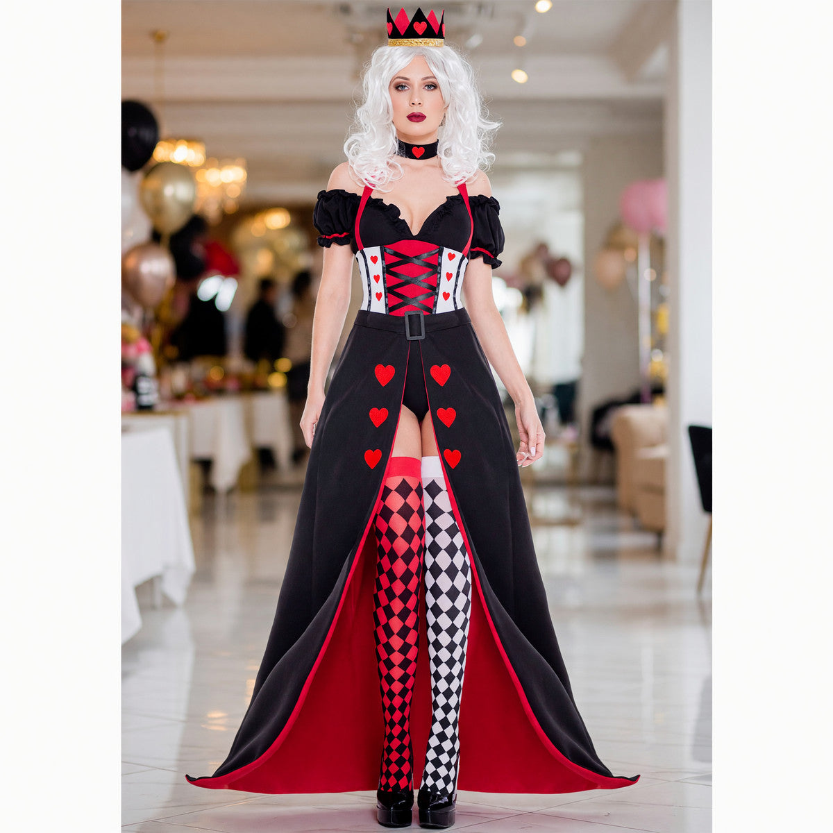 Costume Set: Medieval Dress with Crown