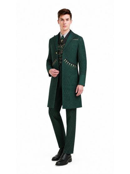 Suit set with jacket, vest, and trousers product detail