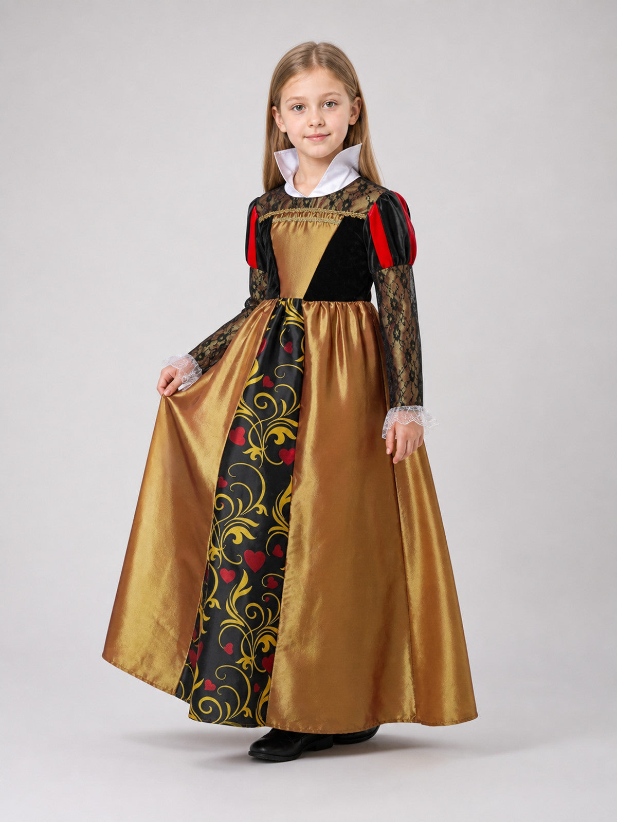 Princess Costume Dress with Crown for Halloween Costume Dresses detail