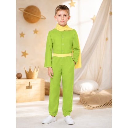 The Little Prince Green Cosplay Costume with Scarf