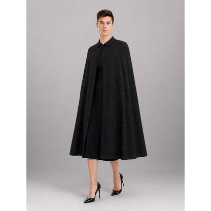 Black Full-Length Pants with Belt Loops lifestyle