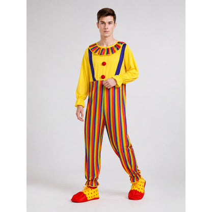 Clown Costume for Carnival and Stage Performances Costumes detail