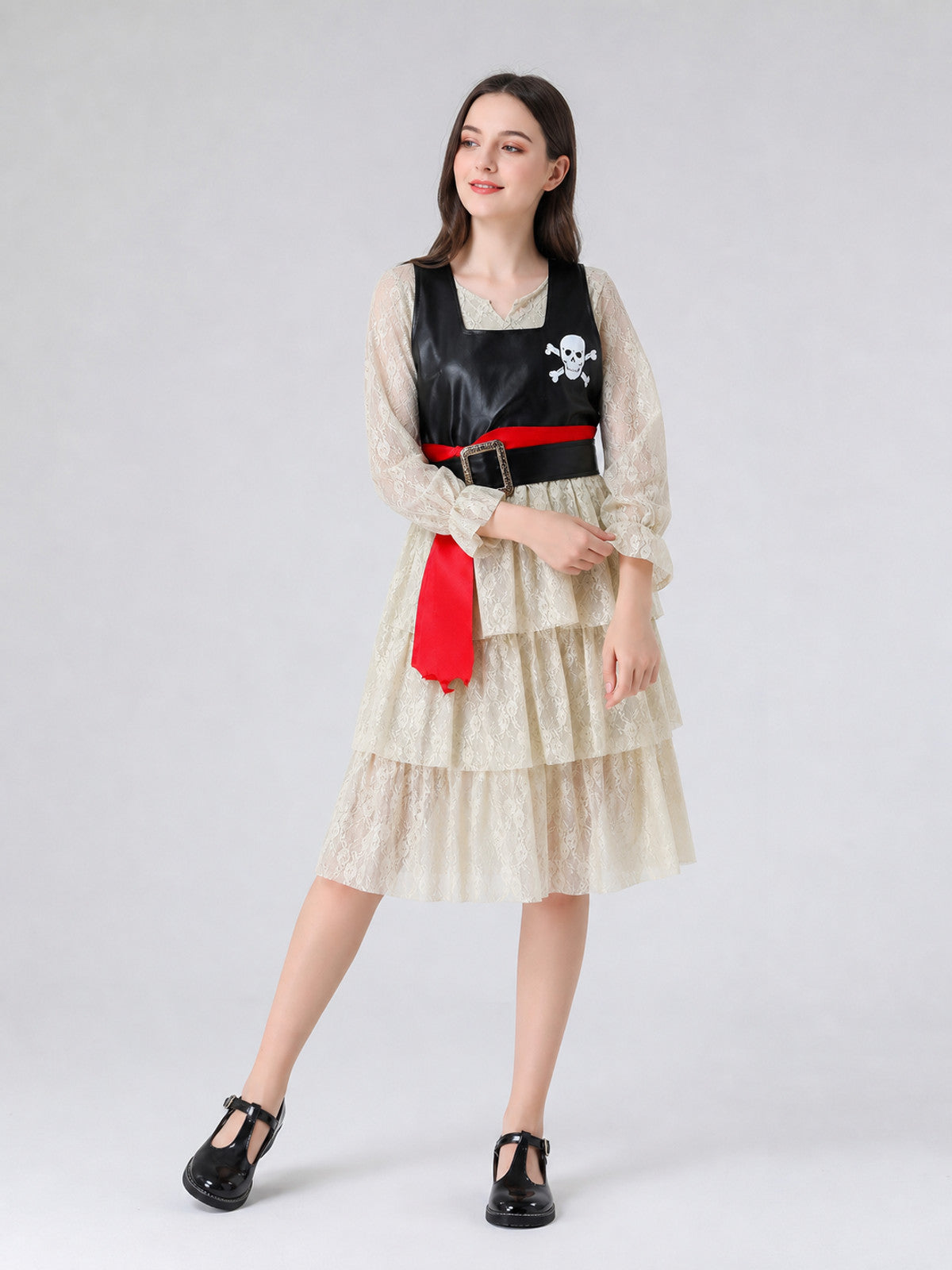 Pirate Costume: Dress, Belt, and Character Details Costume Dresses detail