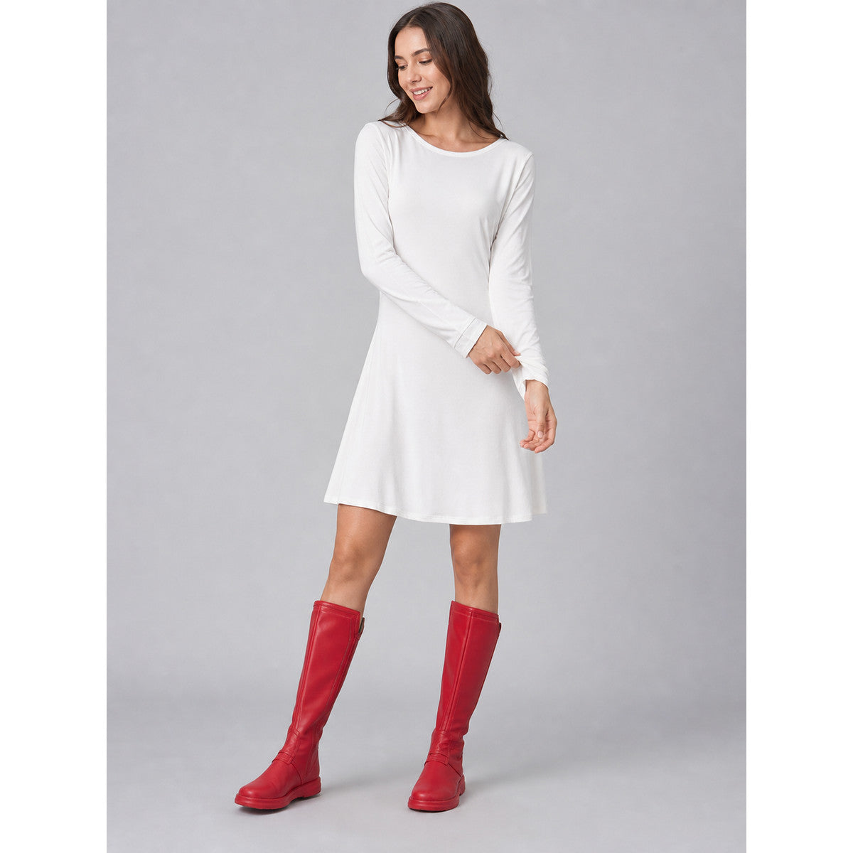 Red Tall Cosplay Boots with Flat Soles Costumes detail