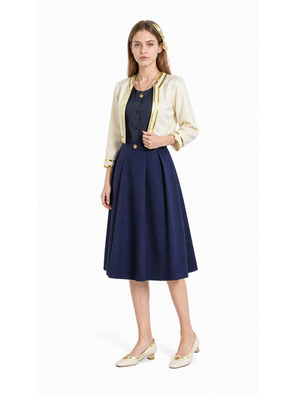 Character cosplay costume with jacket and skirt