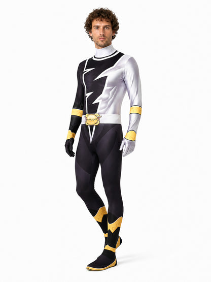 Carnival Costume Jumpsuit with a Geometric Pattern