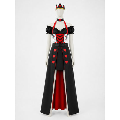 Carnival costume with crown and hearts lifestyle