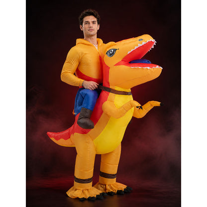 Inflatable Dinosaur Costume for Adults, Funny T-Rex Party Outfit main product view