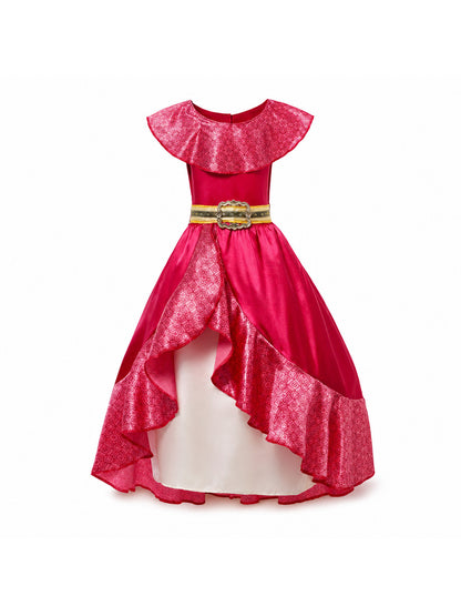 Kids Cosplay Clothing Girls Princess Elena Costume Halloween Carnival Role