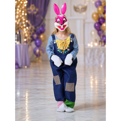 Bunny Jumpsuit Costume with Long Ears