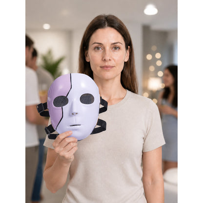 Full-Face Halloween Mask for Cosplay lifestyle view