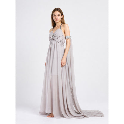 Game of Thrones Daenerys Cosplay Dress with Train Costume Dresses detail