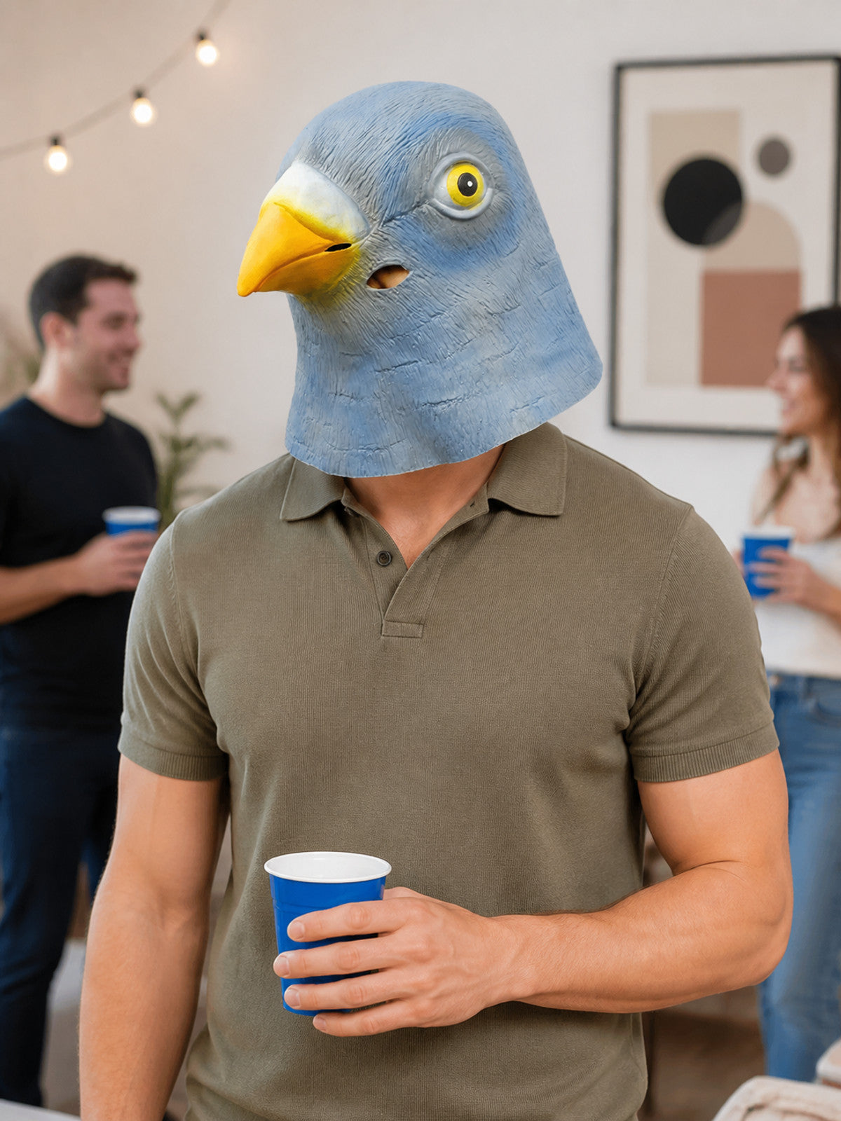 Pigeon Carnival Mask for Halloween and Cosplay