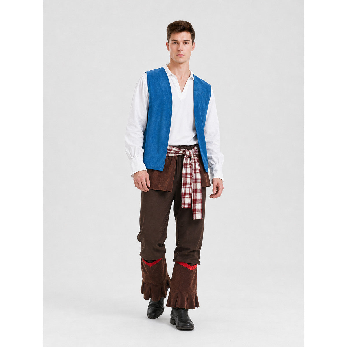 Pirate Costume with Vest, Shirt, Pants, and Hat