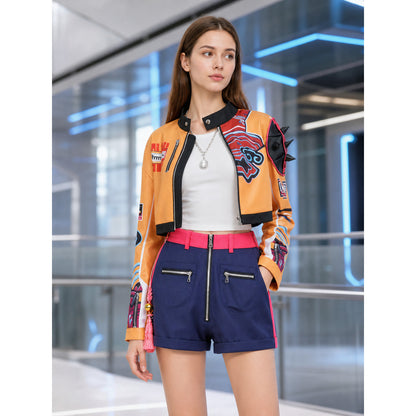 Cosplay costume with jacket, vest, and shorts for Halloween lifestyle