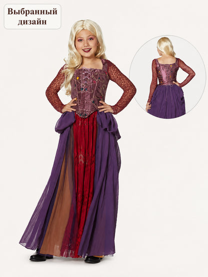 Children's cosplay costume: top and tiered skirt Costumes detail