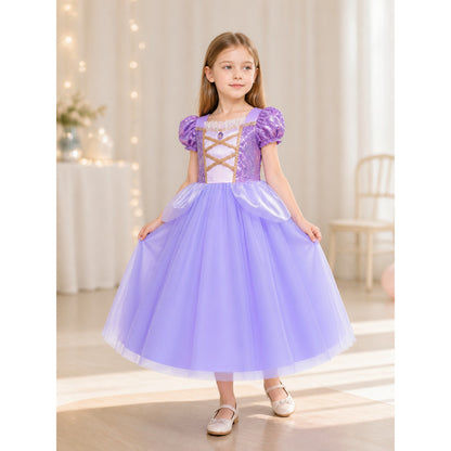 Light Purple Princess Carnival Costume for Cosplay lifestyle view