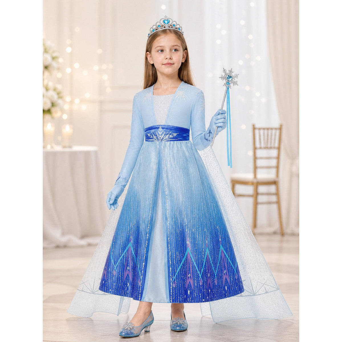 Halloween Snow Princess Costume