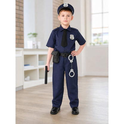 Police Costume for Role Play, 9 Pieces lifestyle