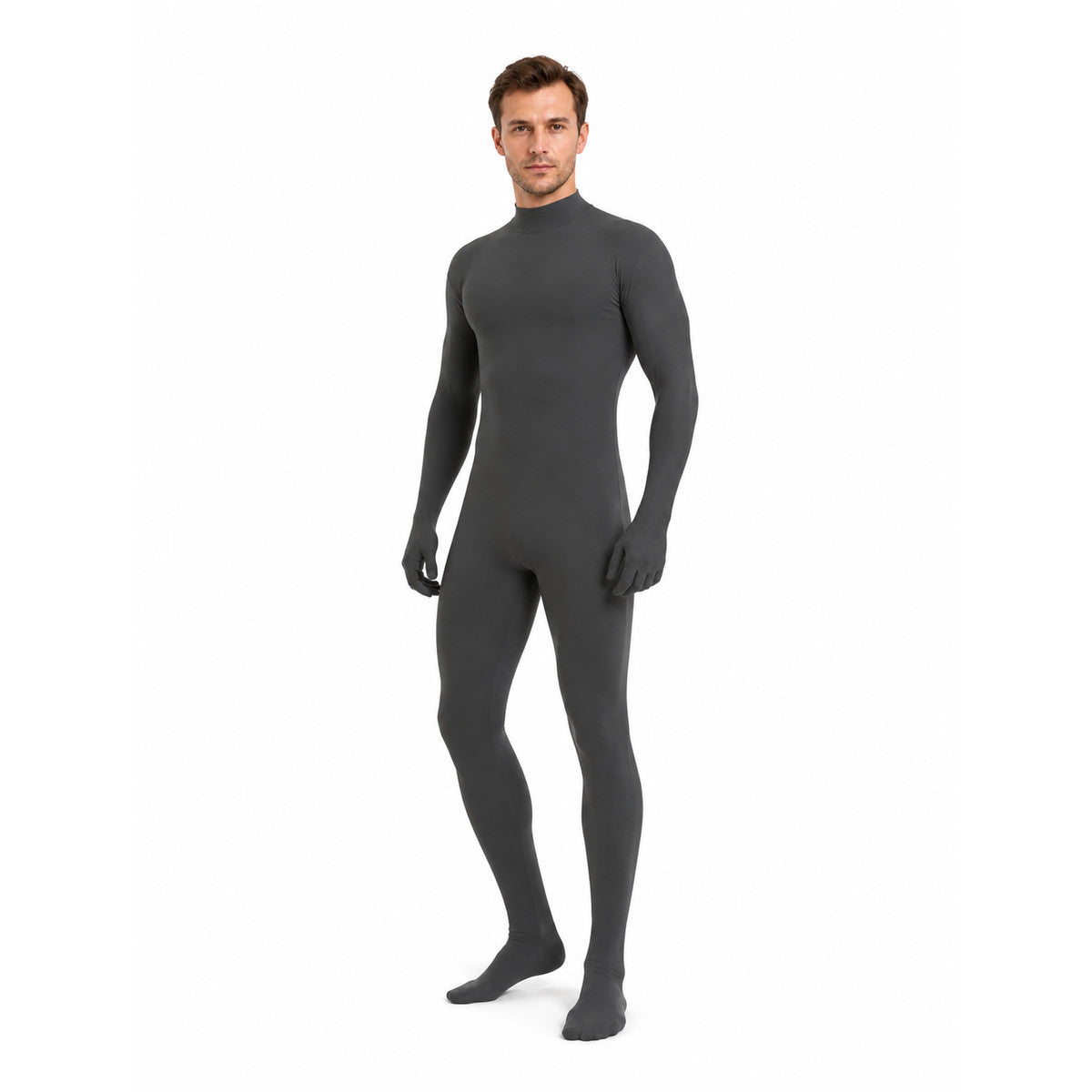 Solid-Color Zentai Bodysuit for Halloween and Dance Costumes detail