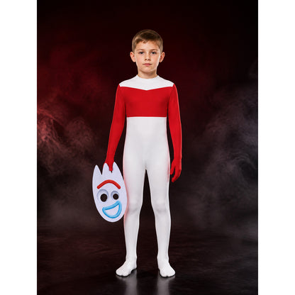 Forky Costume Bodysuit with Mask, Toy Story 4 Character Cosplay Outfit for Kids main product view