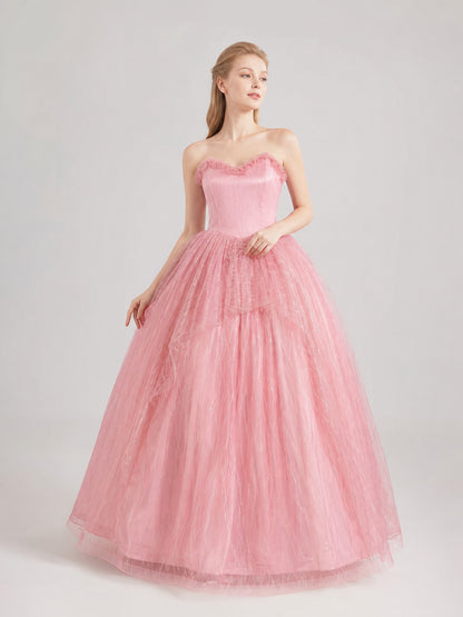 Glinda Cosplay Costume: Pink Dress with Belt Costume Dresses detail