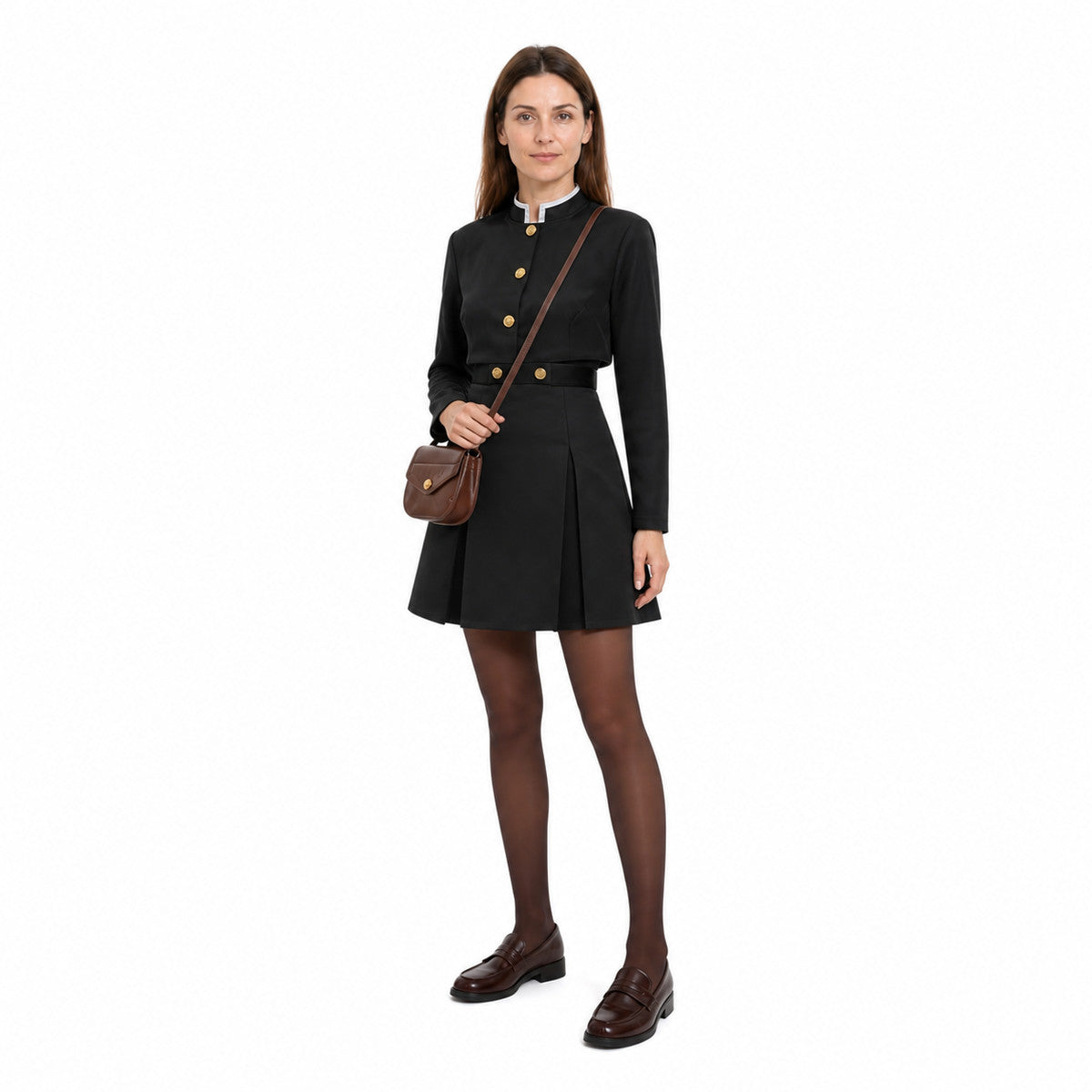 Gojo and Itadori Cosplay School Uniform (Jujutsu Kaisen) on-model front view