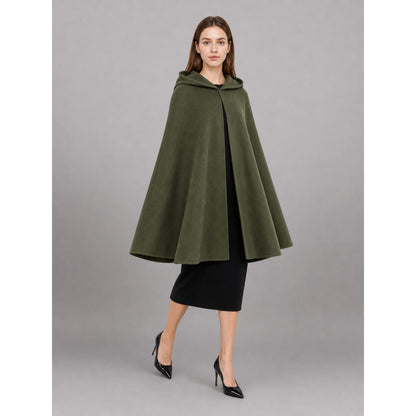 Olive Carnival Cloak with Hood