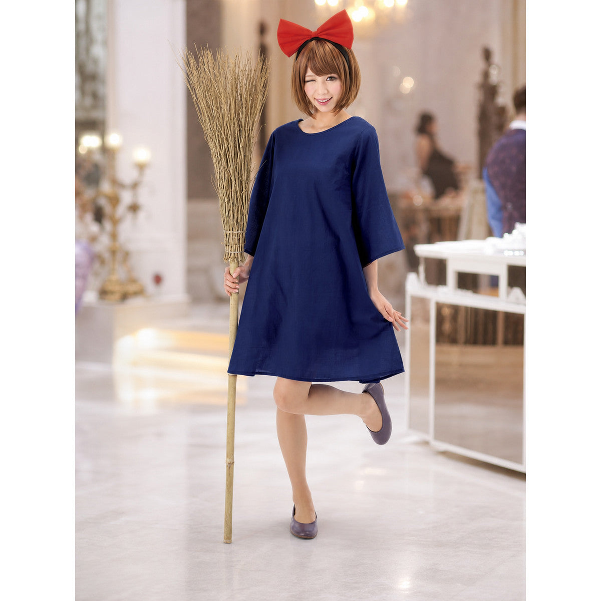 Kiki Cosplay Dress, Dark Navy