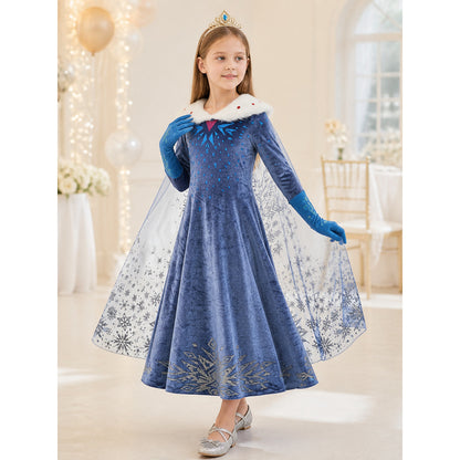 Snow Queen Costume for Halloween and Cosplay lifestyle view