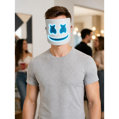 Light-Up Carnival Mask for Halloween and Cosplay lifestyle view