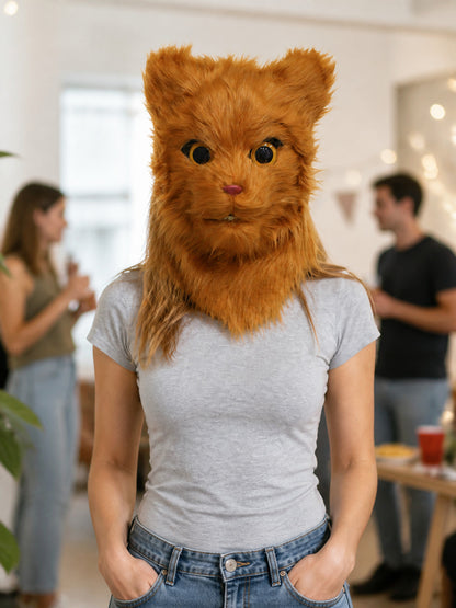 Cat Carnival Mask for Halloween and Cosplay